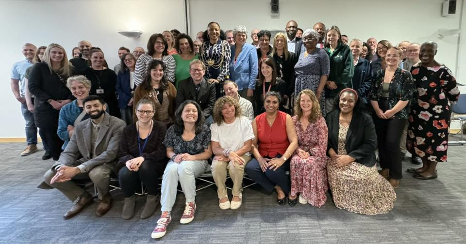 People gathered at a Leeds Food Aid Network community event